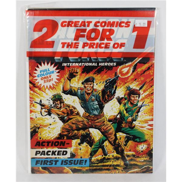 MARVEL 2 ACTION FORCE 2 FOR 1 COMICS ACTION FORCE
