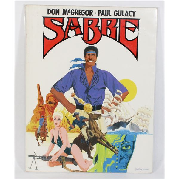 DON MCGREGOR - PAUL GULACY SABRE COMIC MAGAZINE