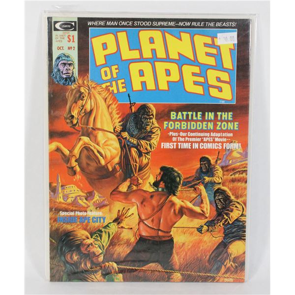 CURTIS COMICS PLANET OF THE APES MAGAZINE COMIC