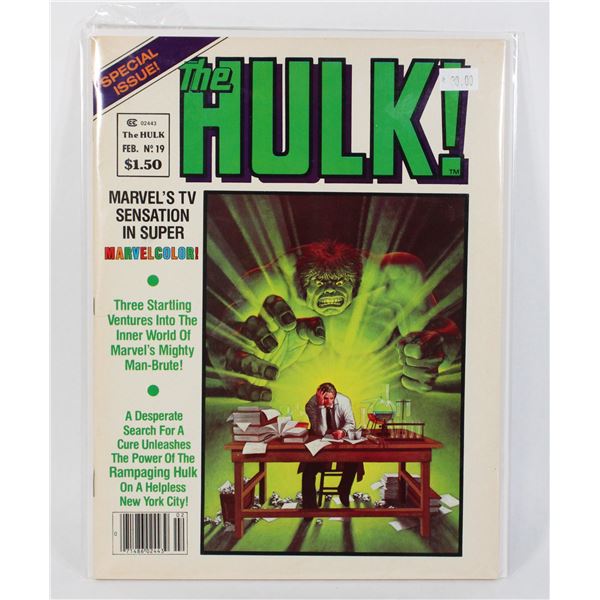 CURTIS COMICS SPECIAL ISSUE THE HULK COMIC