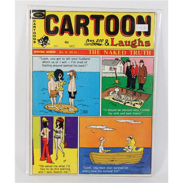 CURTIS COMICS CARTOONS. CARTOON & LAUGHS OVER 200