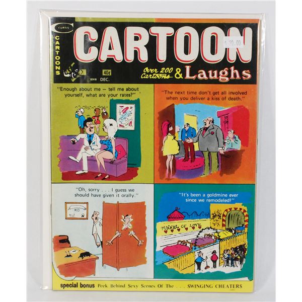 CURTIS COMICS CARTOONS. CARTOON & LAUGHS OVER 200