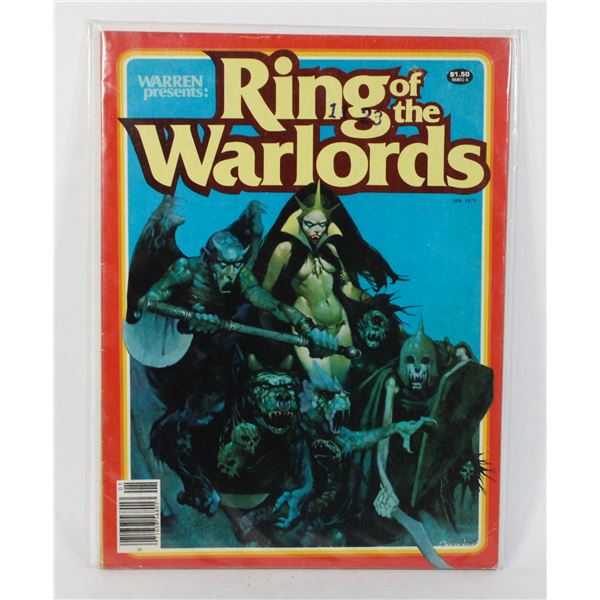 WARREN PRESENTS RING OF THE WARLORDS COMIC