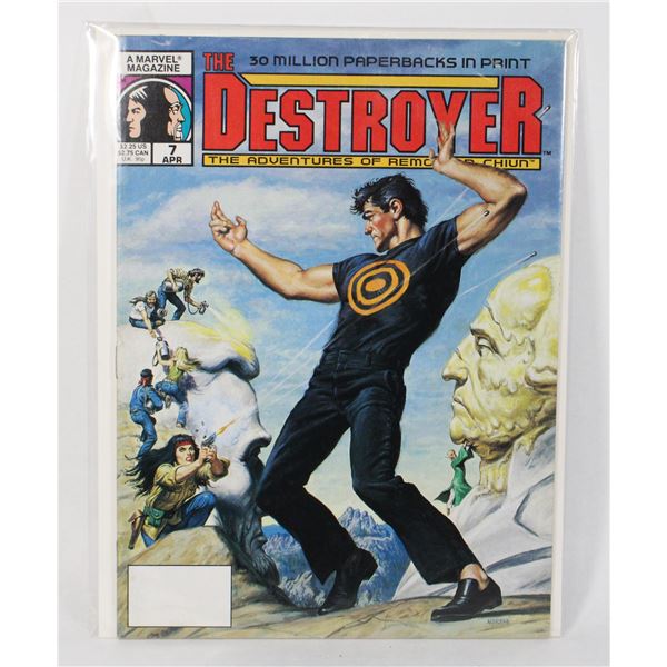 A MARVEL MAGAZINE THE DESTROYER THE ADVENTURES