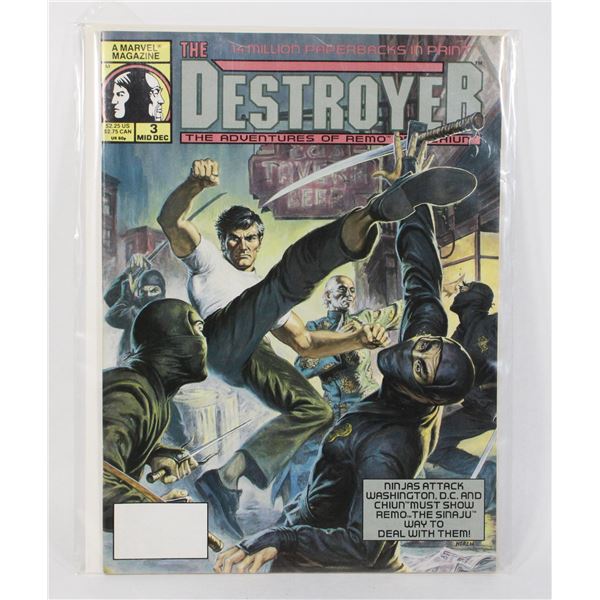 A MARVEL MAGAZINE THE DESTROYER THE ADVENTURES