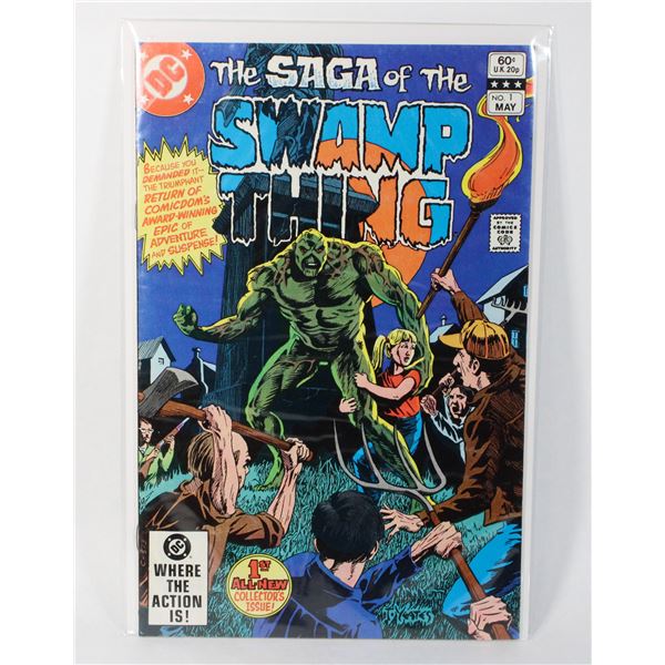 DC THE SAGA OF THE SWAMP THING COMIC NO.1 MAY
