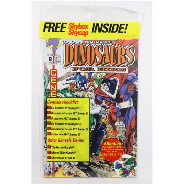 SEALED DINOSAURS FOR HIRE ISSUE 8 COMIC