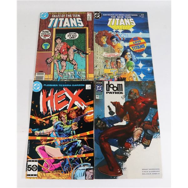 BUNDLE OF 4 DC COMICS INCLUDING DOOM PATROL