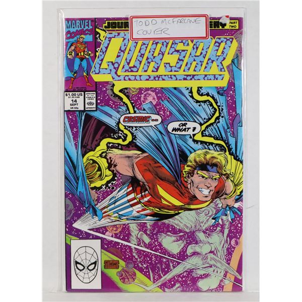 MARVEL QUASAR ISSUE 14 (TODD MCFARLANE COVER)