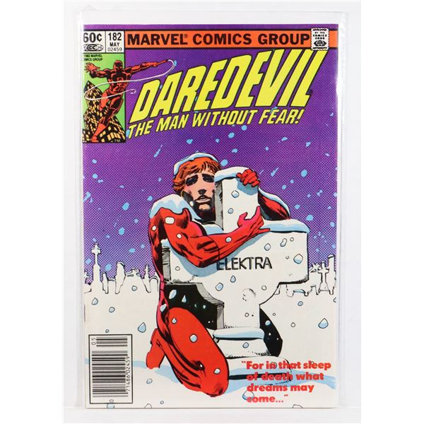 MARVEL DAREDEVIL THE MAN WITHOUT FEAR ISSUE #182