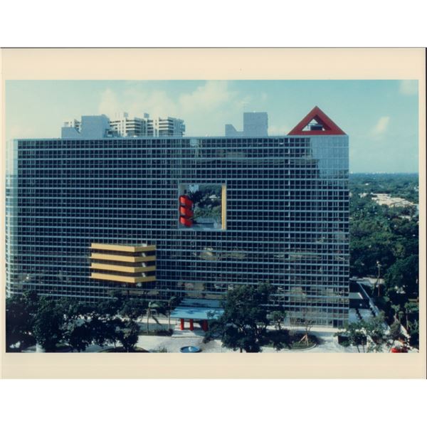 Norman McGrath, Color Photograph, The Atlantis, Brickell, Miami