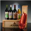 Image 3 : 5pc Oz Winery Wizard of Oz Wines and Red Shoe Bottle Holder