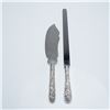 Image 1 : 2pc S. Kirk & Son Sterling Handled Repousse Serving Utensils