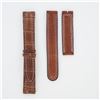 Image 1 : 2pc Brown Leather Watch Straps