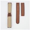 Image 2 : 2pc Brown Leather Watch Straps