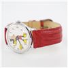 Image 5 : Walt Disney Mickey Mouse Red Leather Wristwatch