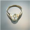 Image 1 : 14k Gold Pearl Ring