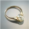 Image 2 : 14k Gold Pearl Ring