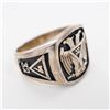 Image 2 : Sterling Silver 32nd Degree Scottish Rite Masonic Ring