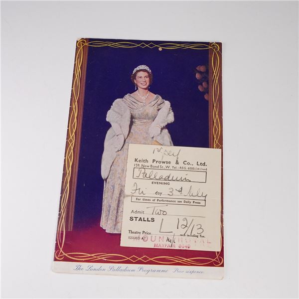 London Palladium Programme Featuring Dean Martin and Jerry Lewis