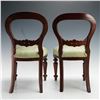 Image 2 : Pair of Mahogany Frame Balloon Back Child's Chairs
