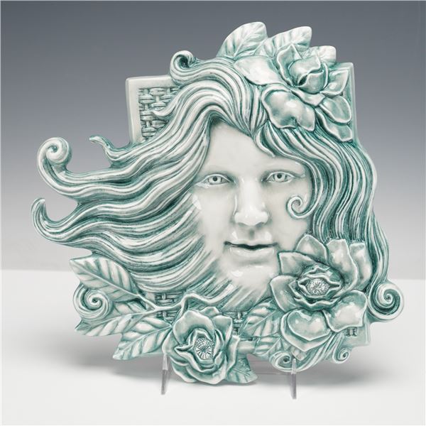 Royal Doulton Prototype Rose Maiden Wall Plaque