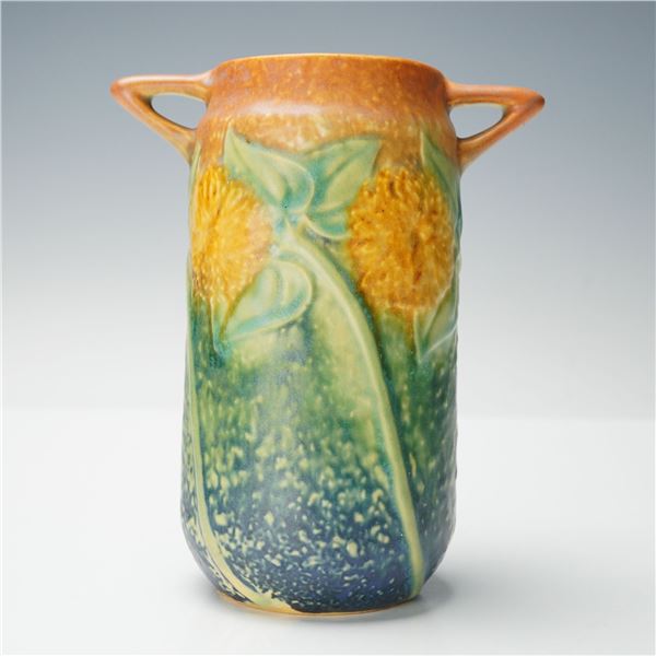 Roseville Pottery Vase, Sunflower