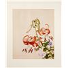 Image 1 : After Lang Shining, Original Color Print on Silk Paper, Lily and Peony