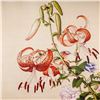 Image 2 : After Lang Shining, Original Color Print on Silk Paper, Lily and Peony