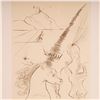 Image 3 : Salvador Dali, Etching on Paper, The Lady and The Unicorn