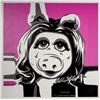Image 1 : Allison Lefcort, Giclee on Canvas, Miss Piggy, Signed & Numbered