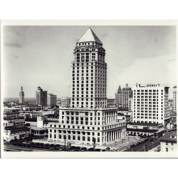 Gleason W. Romer, Silver Print Photograph, Miami Courthouse, Miami, 1929