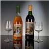 Image 1 : 4pc Oz Winery Wines and Glasses, Dorothy and Scarecrow