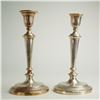 Image 2 : Edwardian Pair of Sheffield Silver Candlesticks by Atkin Brothers