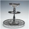 Image 1 : Woodside Sterling Silver Three-Tiered Serving Stand