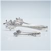 Image 2 : 2pc S. Kirk & Son Sterling Silver  Tong Set, Repousse