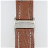 Image 5 : Breitling Brown Leather Deployment Strap