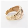 Image 3 : 10K Gold Diamond 3rd Degree Masonic Ring