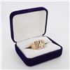 Image 6 : 10K Gold Diamond 3rd Degree Masonic Ring
