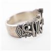 Image 3 : Sterling Silver Masonic Ring