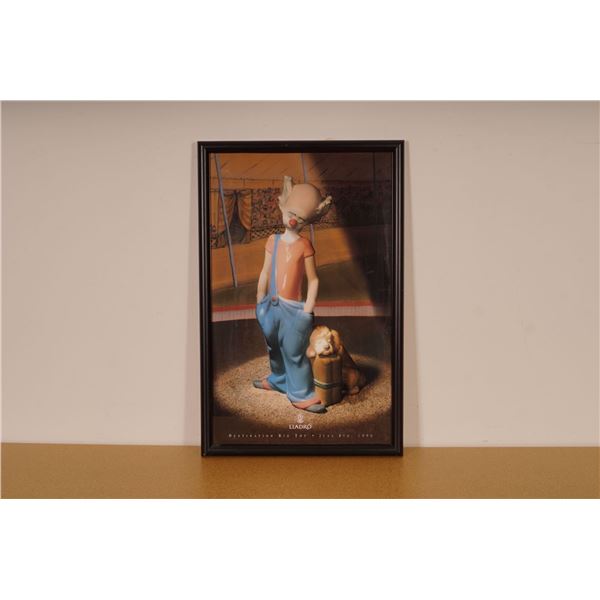 Lladro Framed Poster, Destination Big Top 1996