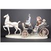 Image 3 : Lladro Porcelain Sculpture, Hansom Carriage 1001225