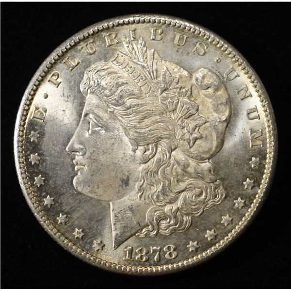 1878-S MORGAN DOLLAR CH BU