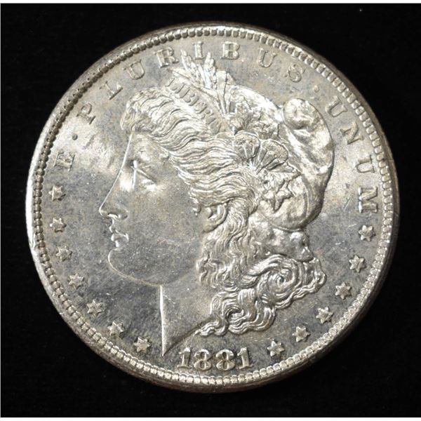 1881-S MORGAN DOLLAR BU
