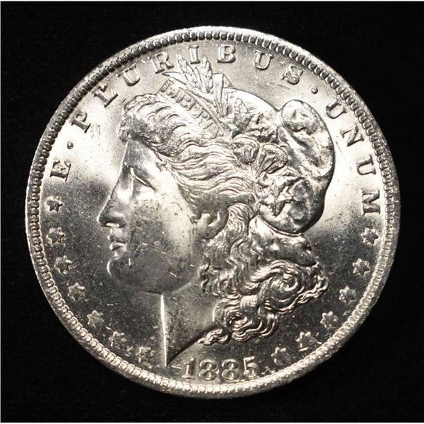 1885-O MORGAN DOLLAR GEM BU