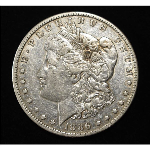 1886-O MORGAN DOLLAR XF