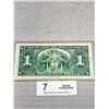 Image 2 : 1937 Bank of Canada $1 Bank Note in Holder