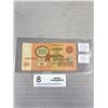 Image 1 : An Old CCCP Soviet Union Ten Rubles Bank Note in Holder