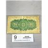Image 2 : 1900 Dominion of Canada 25 Cent Bank Note Shin Plaster