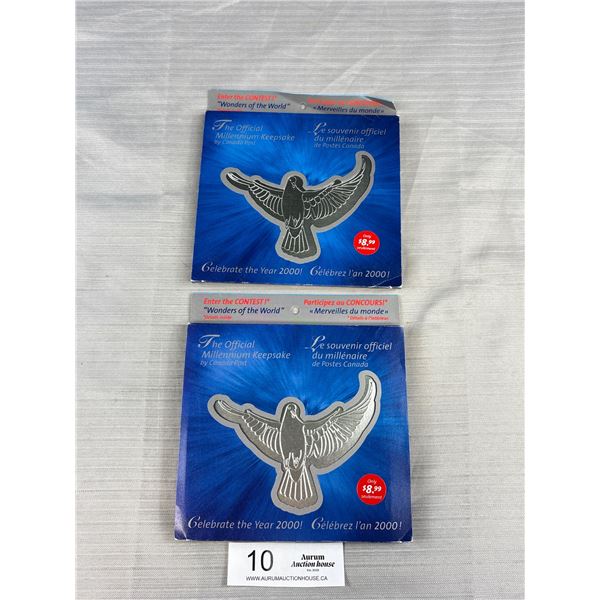 2 Celebrate the Year 2000 Coin and Stamp Sets